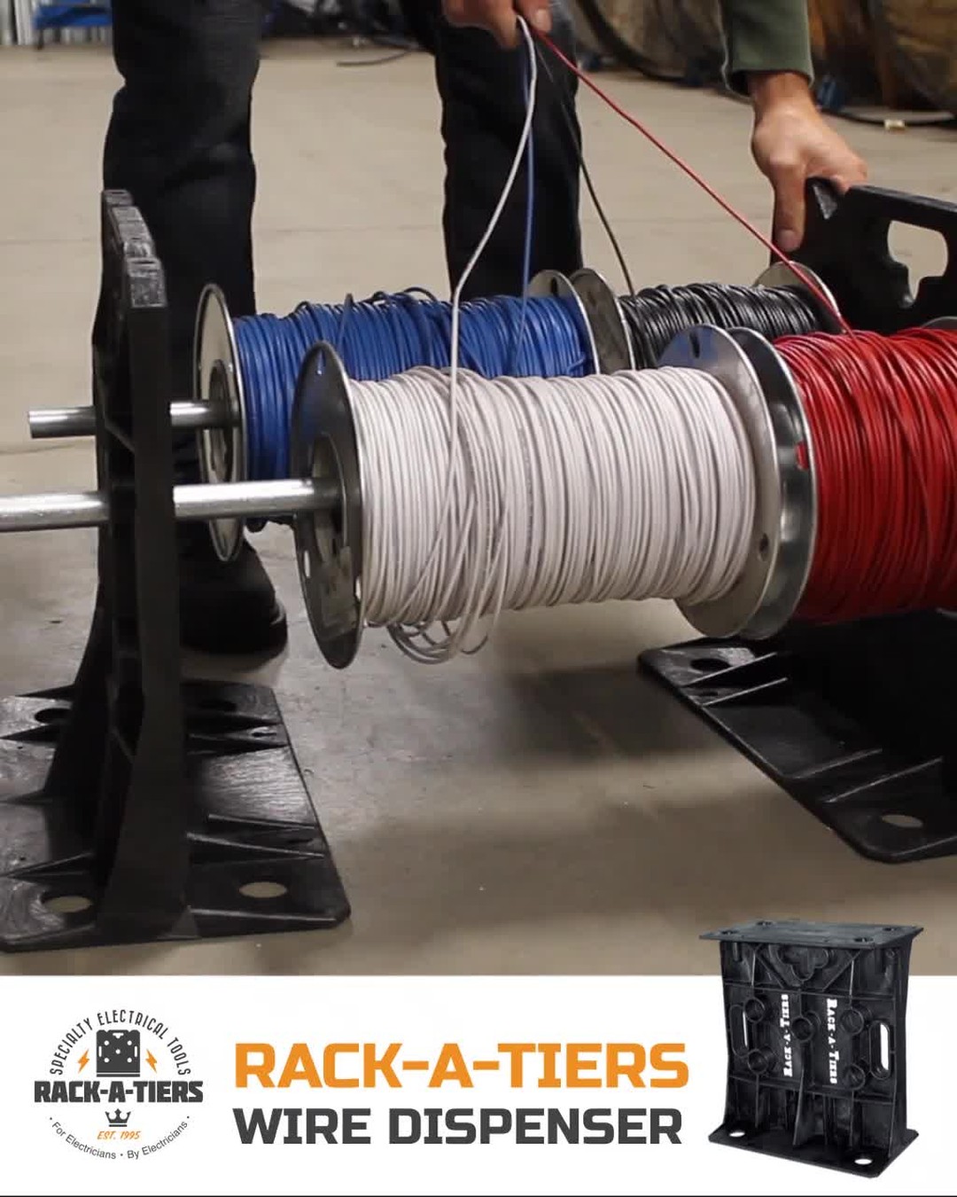 Rack-A-Tiers Wire Dispenser - Rack-A-Tiers