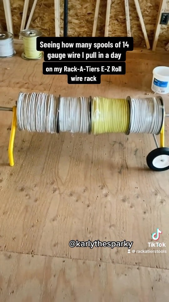 E-Z Roll Wire Rack - Rack-A-Tiers Since 1995