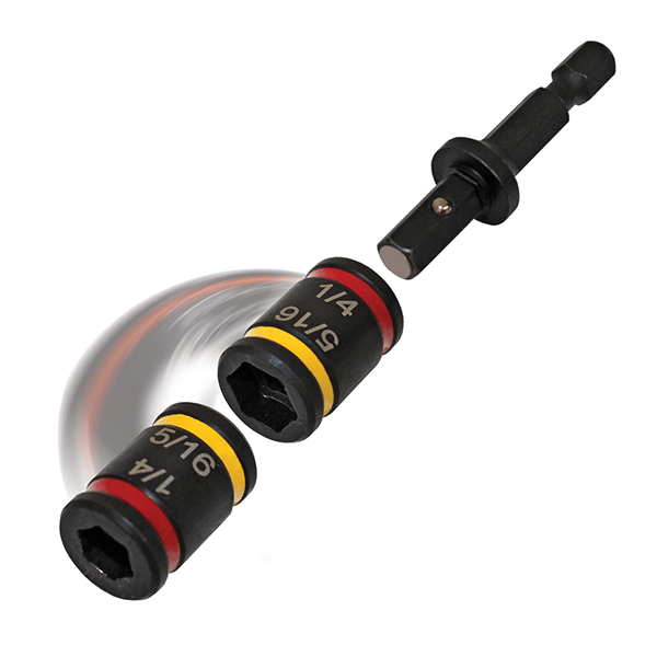 Malco C-RHEX Dual-Sided Magnetic Hex Drivers Red/Yellow