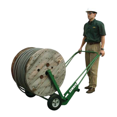 Rack-A-Tiers® Cable Caddy Spool Cart - 43 Tall - 7 Rubber Wheels