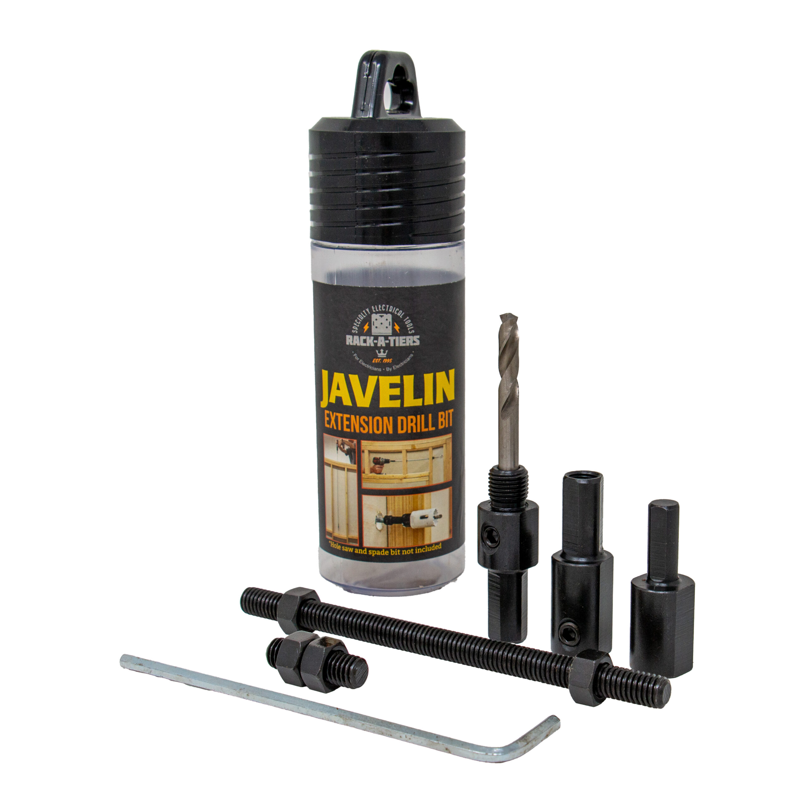Carbide Tipped Steel Hole Cutter Kit 4 pc - Rack-A-Tiers Since 1995