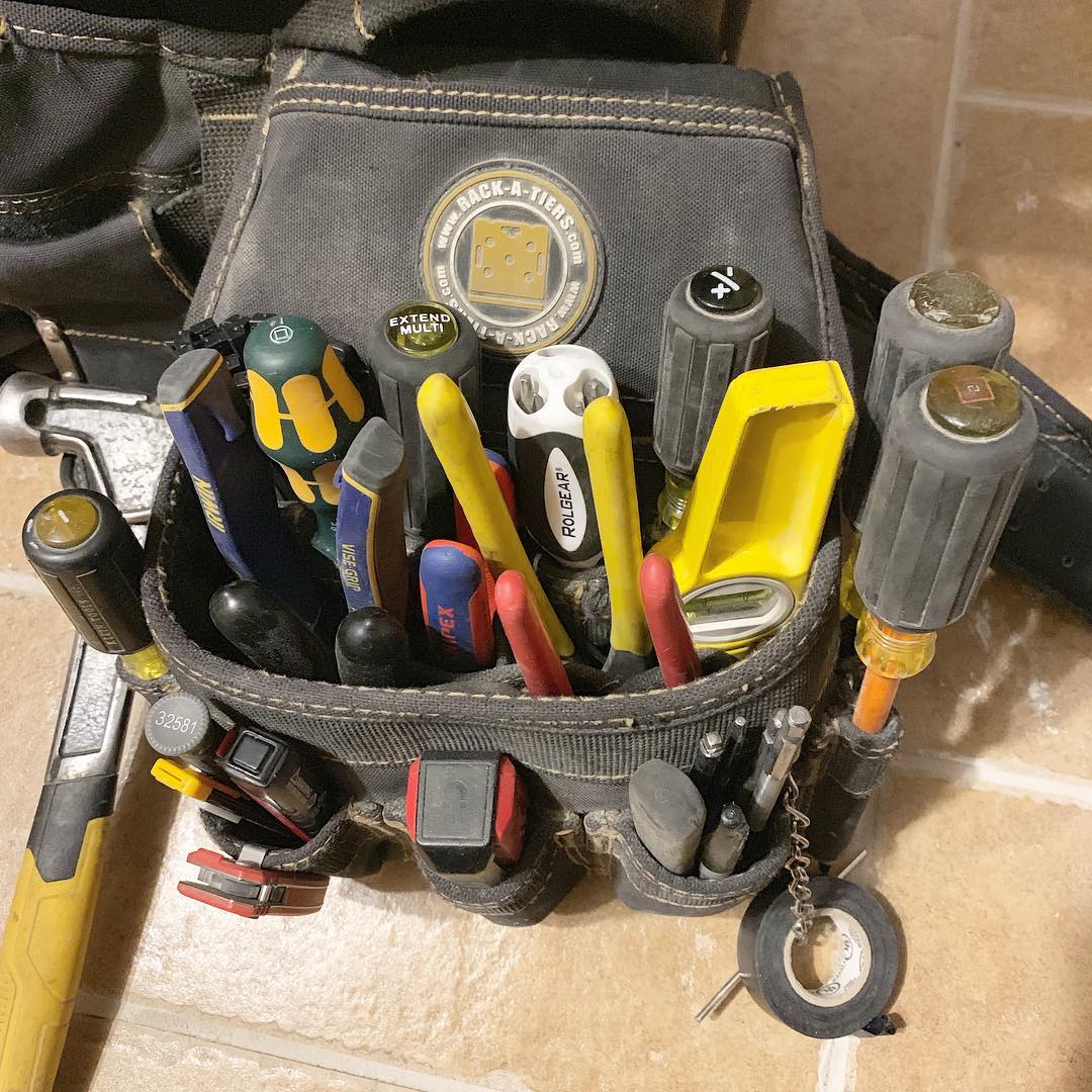 Electrician's Combo Tool Belt & Bag