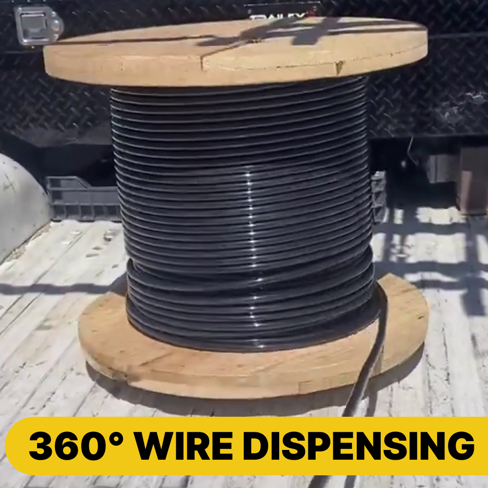 Rack-A-Tiers Wire Dispenser — Cabledrumjacks