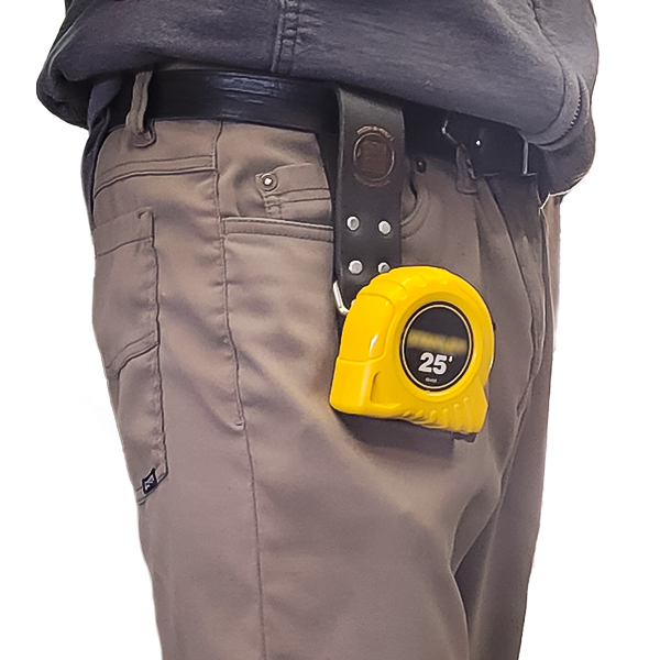  Rack-A-Tiers 43095 Ballistic Nylon Butt Pouch Grande Pocket  Tool Holder Black : Tools & Home Improvement