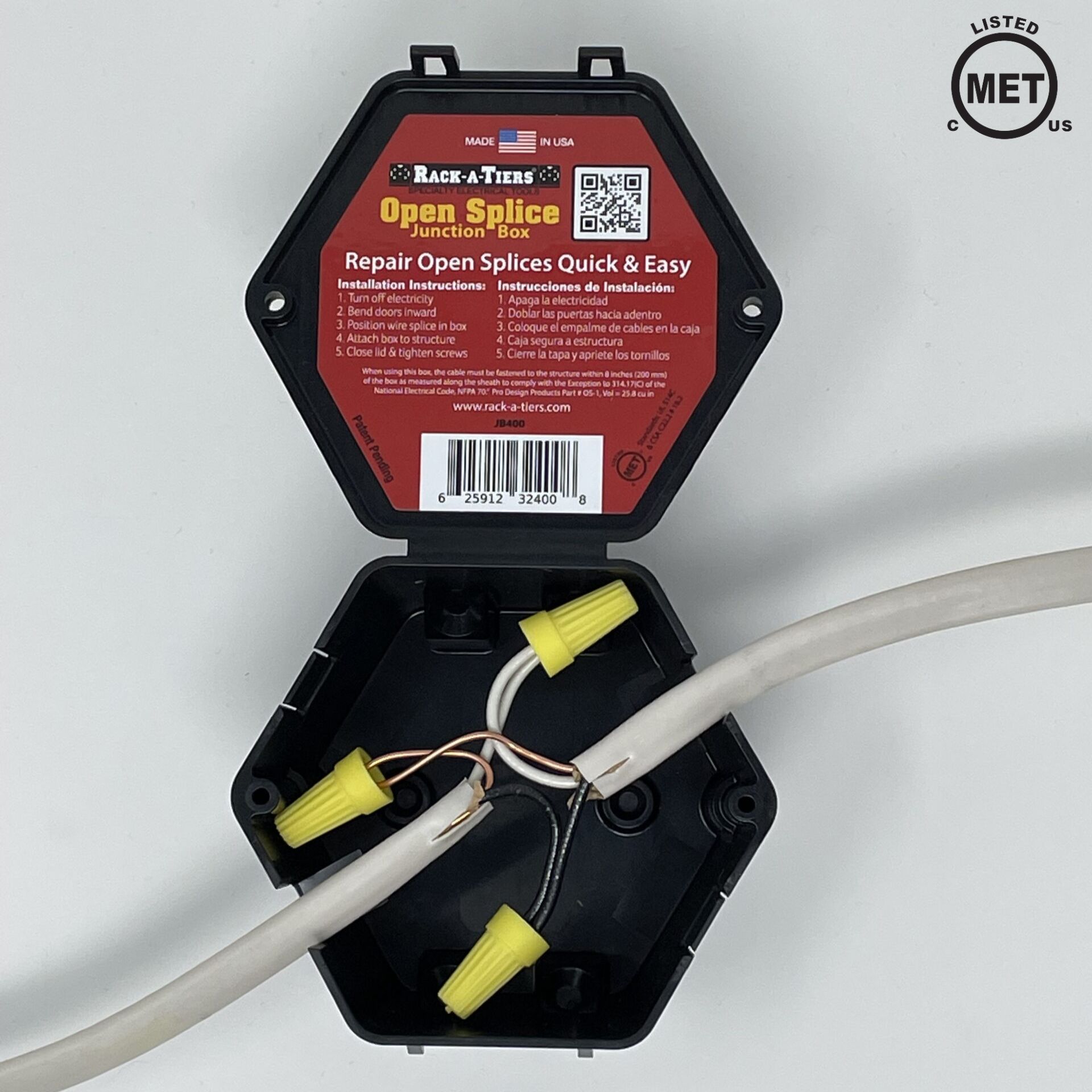 Open Splice Junction Box - Rack-A-Tiers