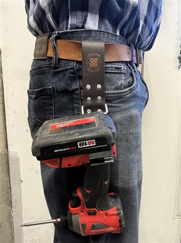 thumbnail image 2 of Tape Measure Holder For Belt, Clip-On Tape Measure Mount Heavy Duty Low Profile Tape Measure Belt Clip Black Tape Catcher Fits 2 Tool Belt Tool Bags Pocke 2 of 11